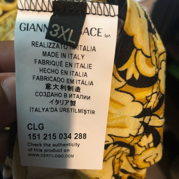 Versace men’s shirt 3x - Picture 3 of 3